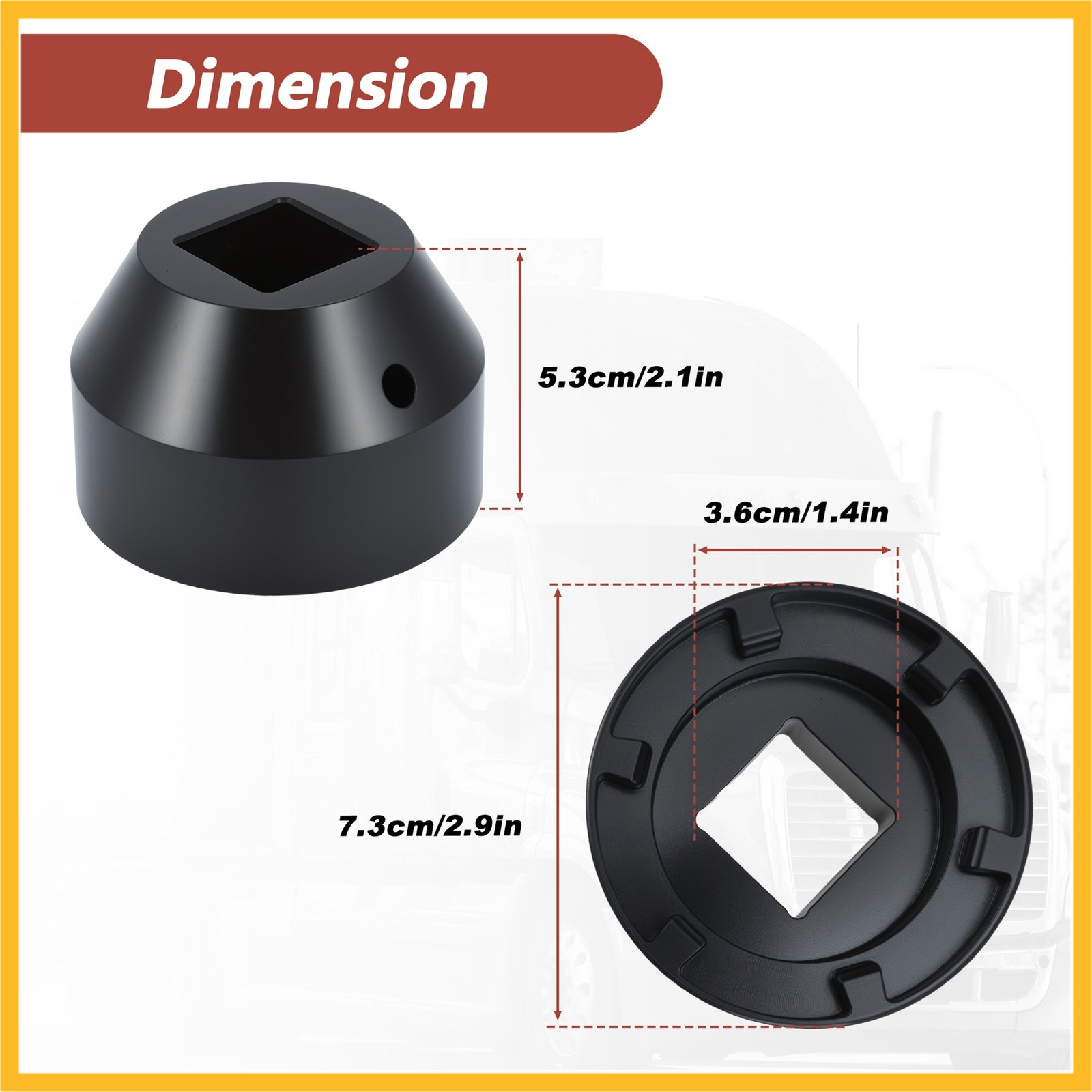 No.W742589020700 6 PT Pinion Nut Socket Tool for Mercedes for Freightliner Truck