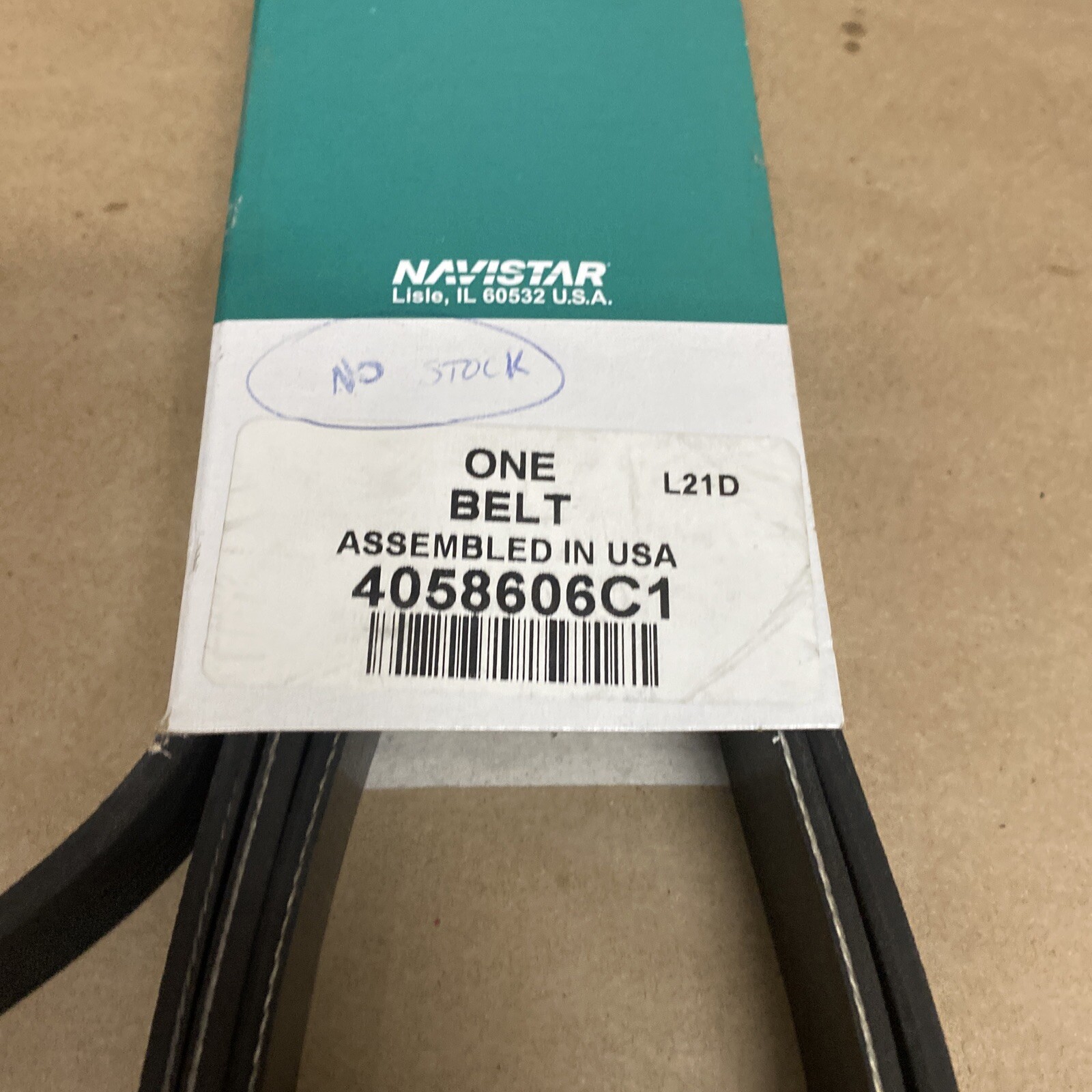 IH International Genuine OEM Fleetrite Serpentine Belt 4058606C1