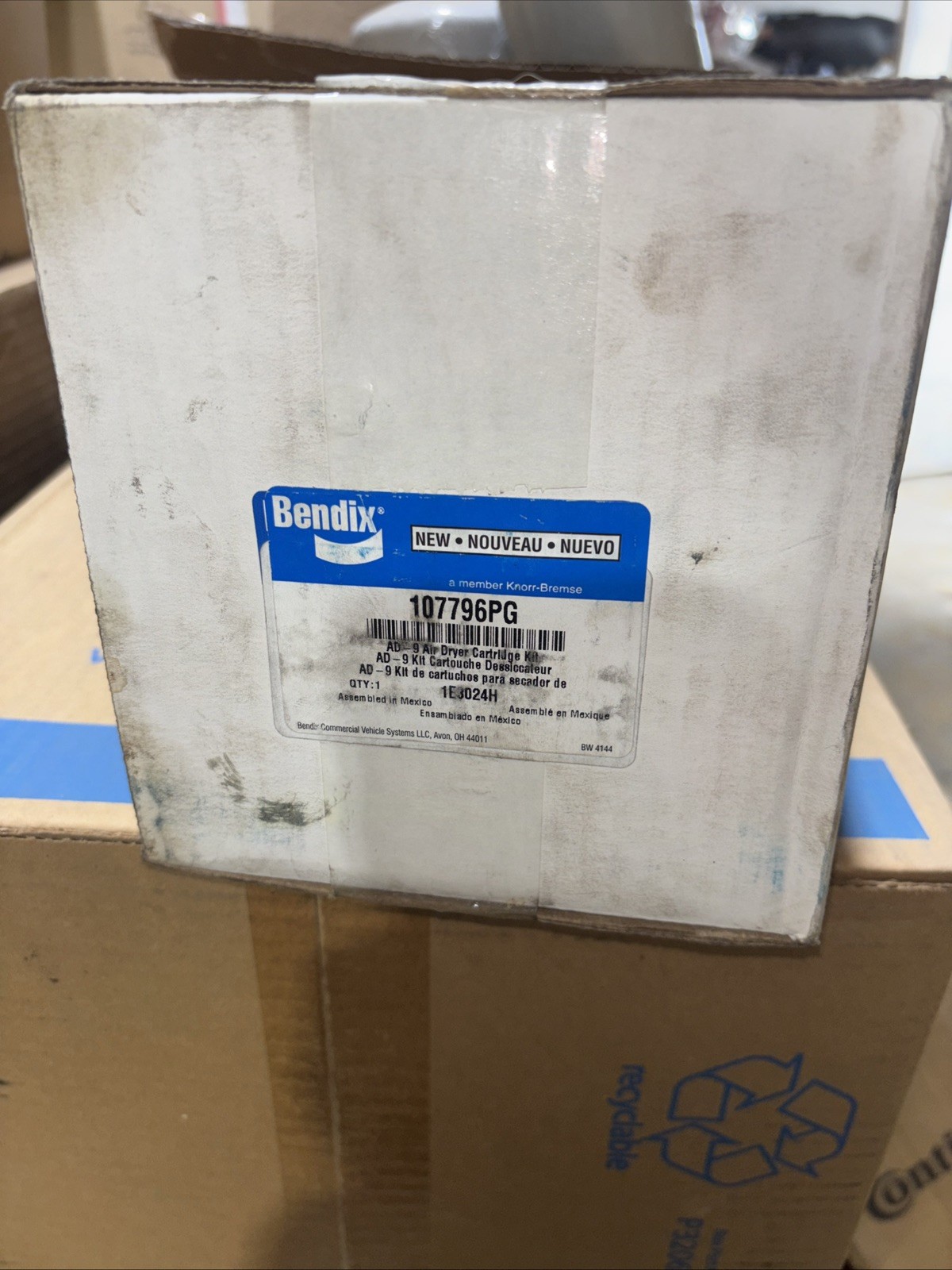 Bendix 107796PG PuraGuard Oil Coalescing Air Dryer Filter Cartridge Kit for AD 9