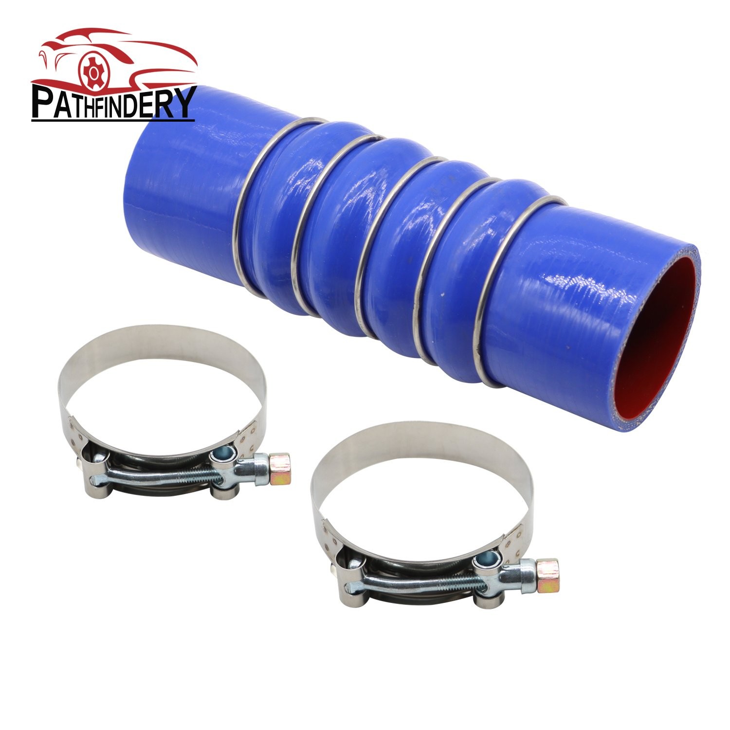 Silicone Coolant Hose 2.5″Blue Fit For Peterbilt Kenworth F50-6308 28359