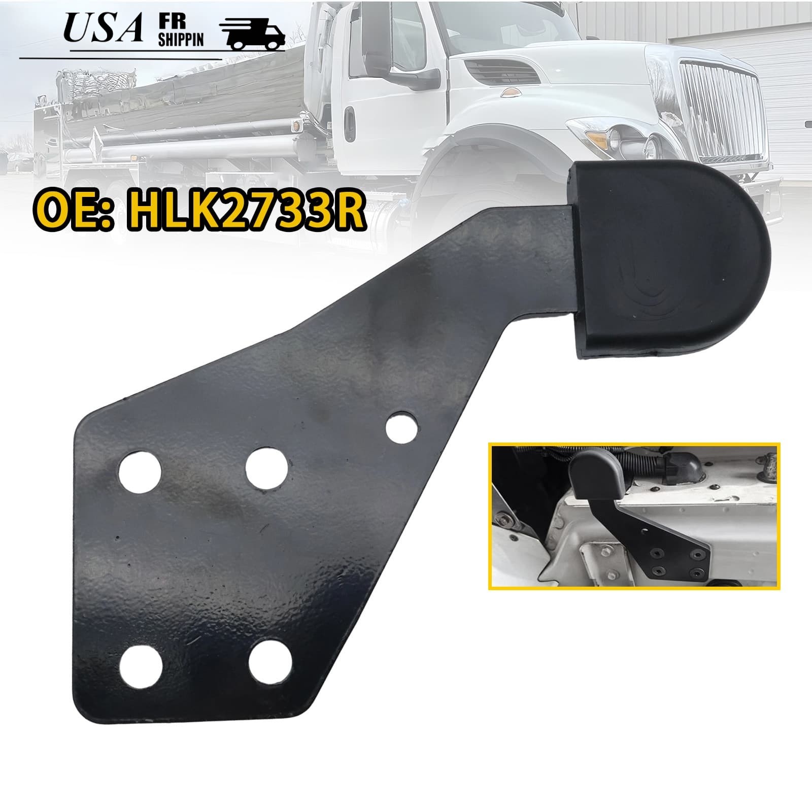 New Hood Guide Poly Passenger Right Side 3810982C2 For International Trucks US
