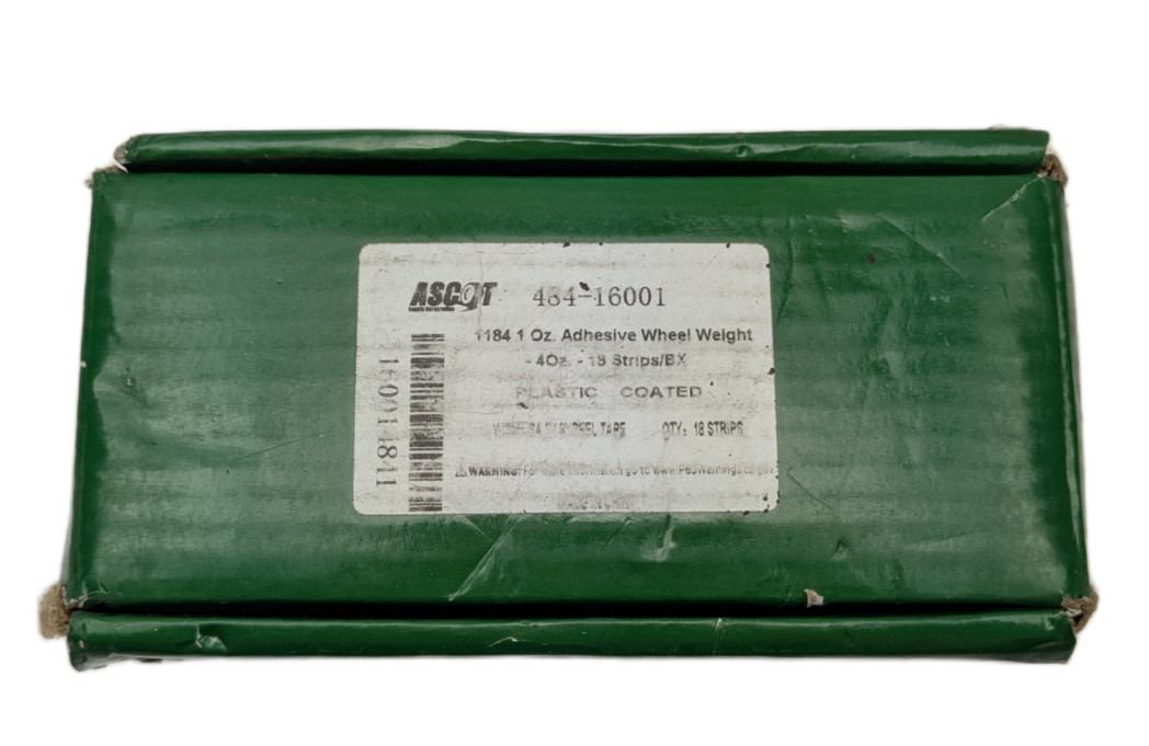 Ascot 484-16001 1 Oz Steel Adhesive Wheel Weights Tire Balancing Weights