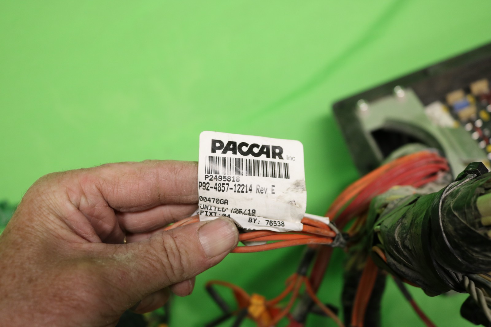 2021 Paccar Kenworth W900 Dash / Cab Wiring Harness, Fuse Box, & Other Wiring