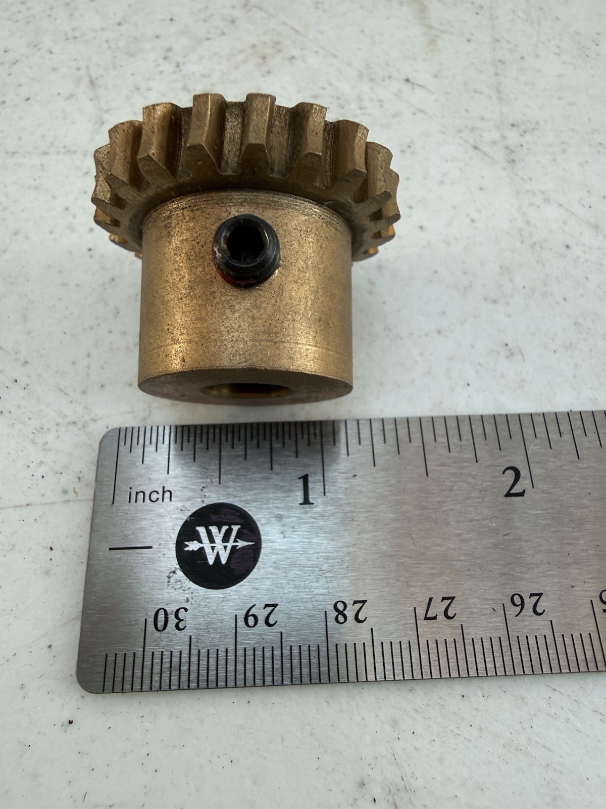 Brass Worm Wheel Gear A8405-13 – Trans Sign Part 241662 – Bluebird Bus Part
