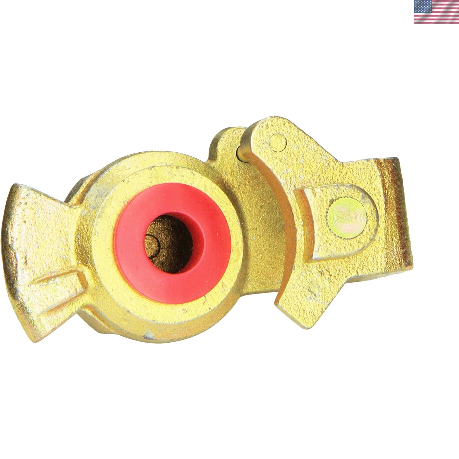 Versatile Red Emerg Gladhand with Durable Poly Seal – For All Maintenance Tasks