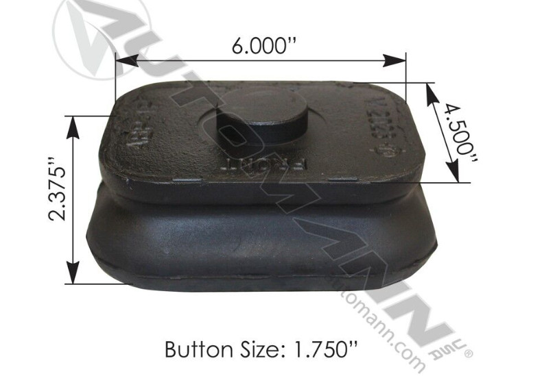 Automann ABP-1P Insulator Pad Front Upper Premium Mack / 10QK365A