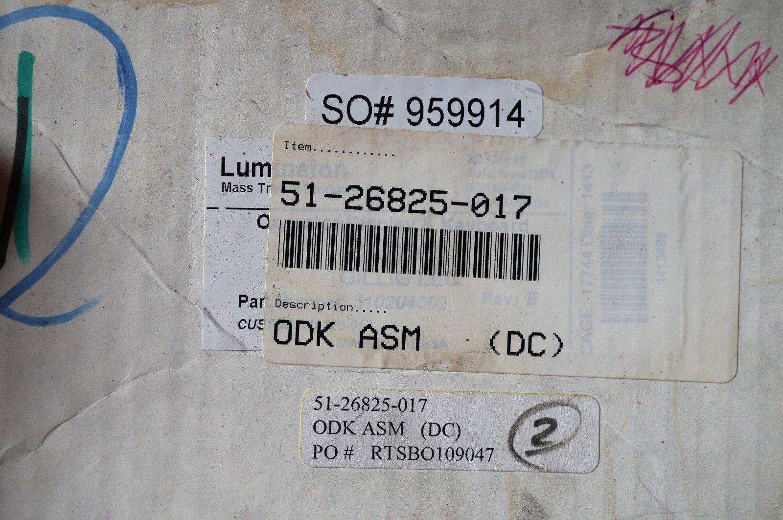 LUMINATOR Operator Dispaly Keyboard ODK 51-26825-017, 510204002, 8026821, Gillig