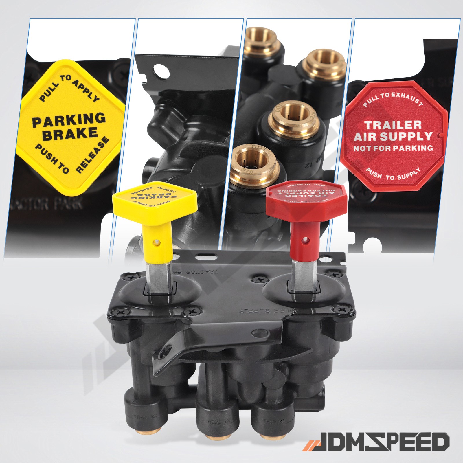 MV3 Dash Air Brake Control Valve For Haldex Volvo 20560009 Keene Truck KN20619