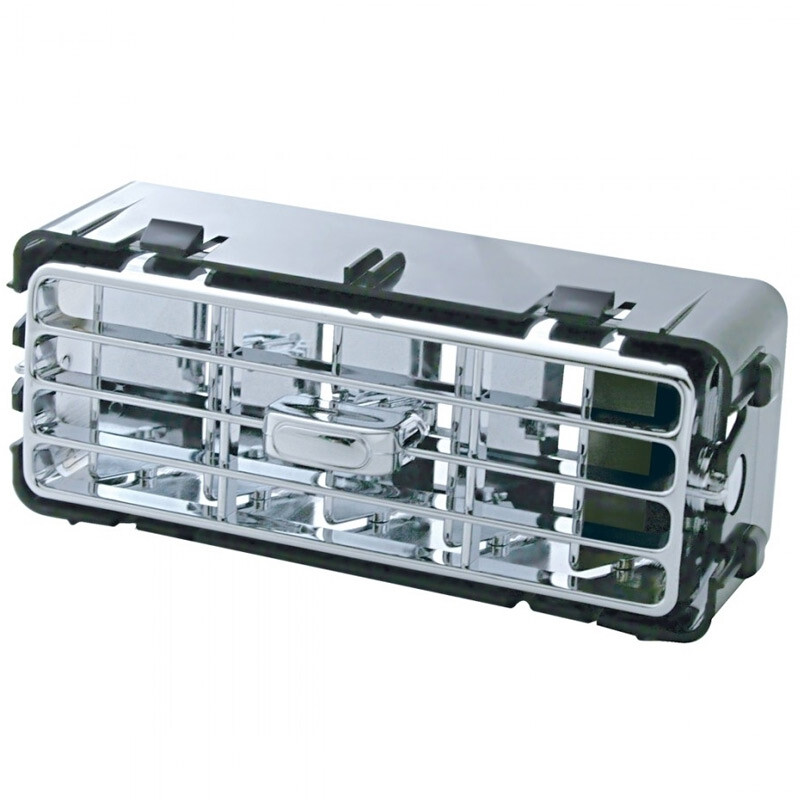 Kenworth 2006+ Chrome A/C Vent with Black Housing W900 T800 T660 C500 Semi Truck