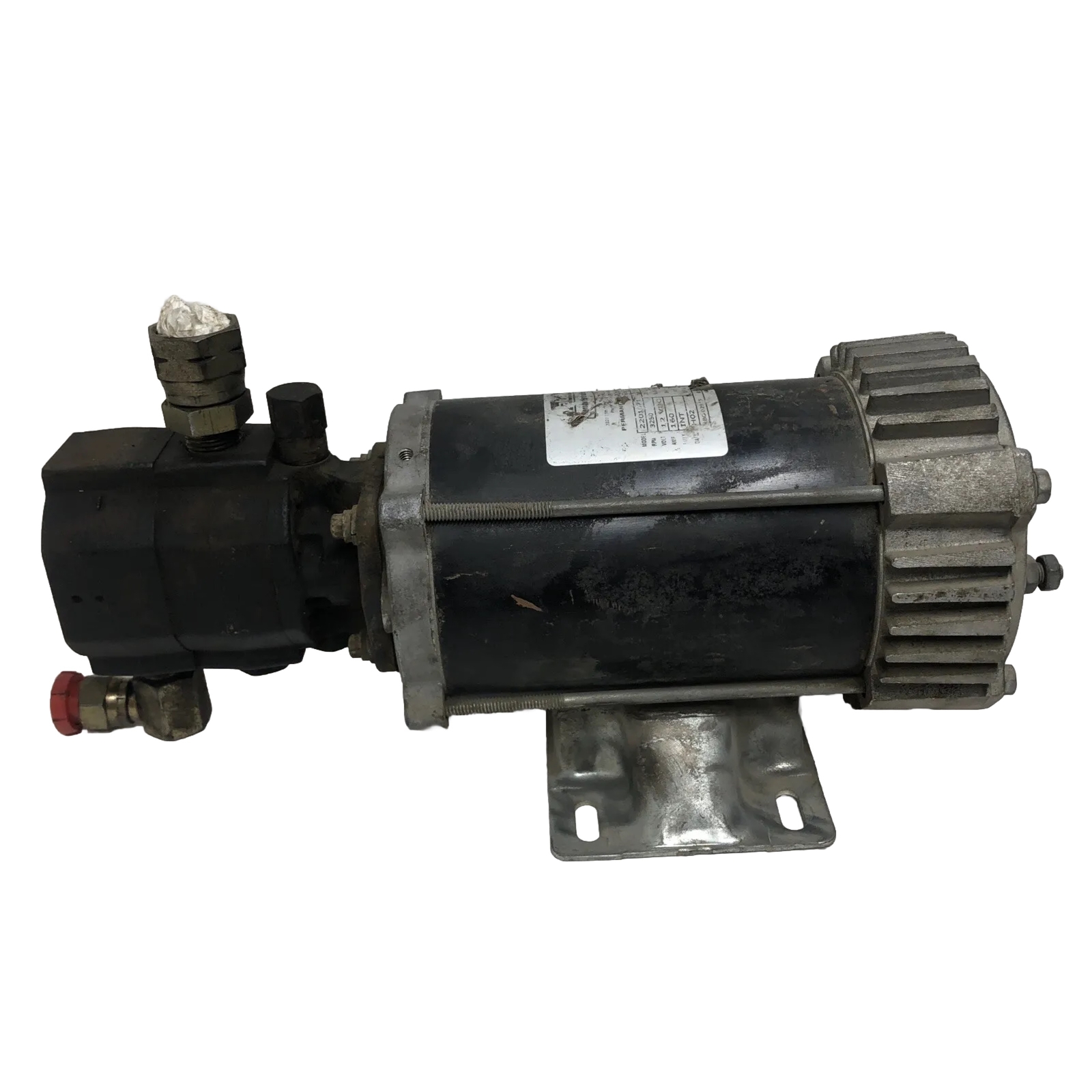 Used, RTO Haldex 2201071 Electric Hydraulic Pump, 12 Vdc, 3250 Rpm