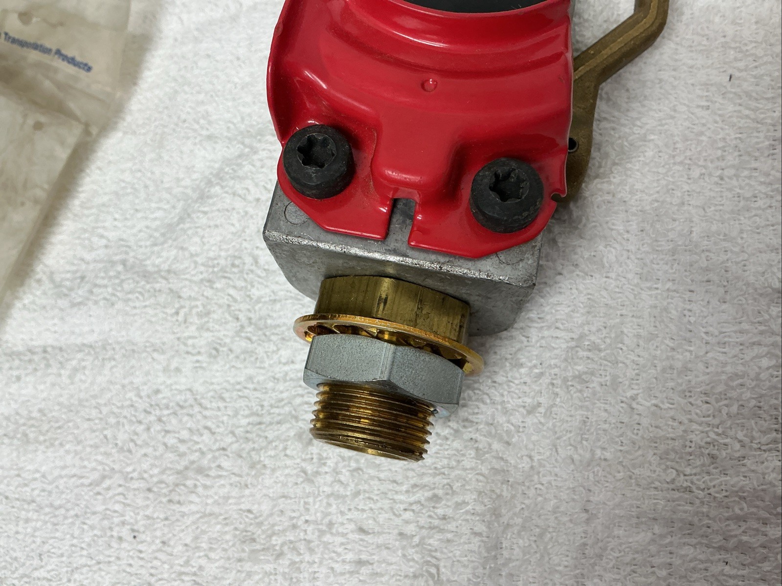 Tramec Sloan 441149 Bulkhead Lever Style Shut Off Gladhand, Aluminum, Emergency,