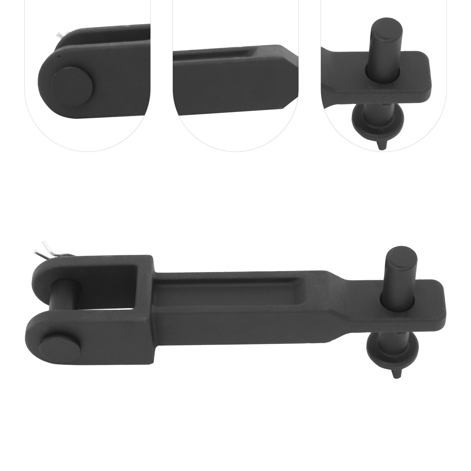 Premium Cast Iron Tow Hook With Pull Pin for Kenworth & Peterbilt Models