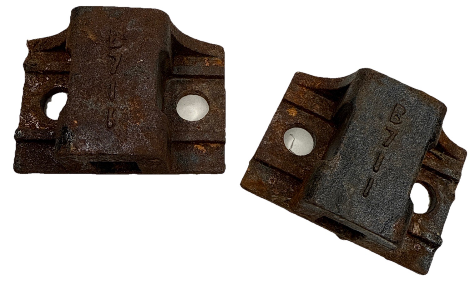 (Lot of 2) 711 BETTS Mud Flap Hanger BTS-B711 Rusty