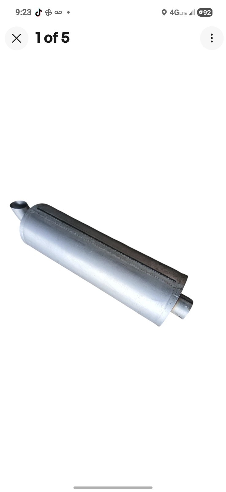 Freightlin Muffler 4″ Inlet Pipe- Horizontal, 11 In. Outer Diameter 04-19936-000
