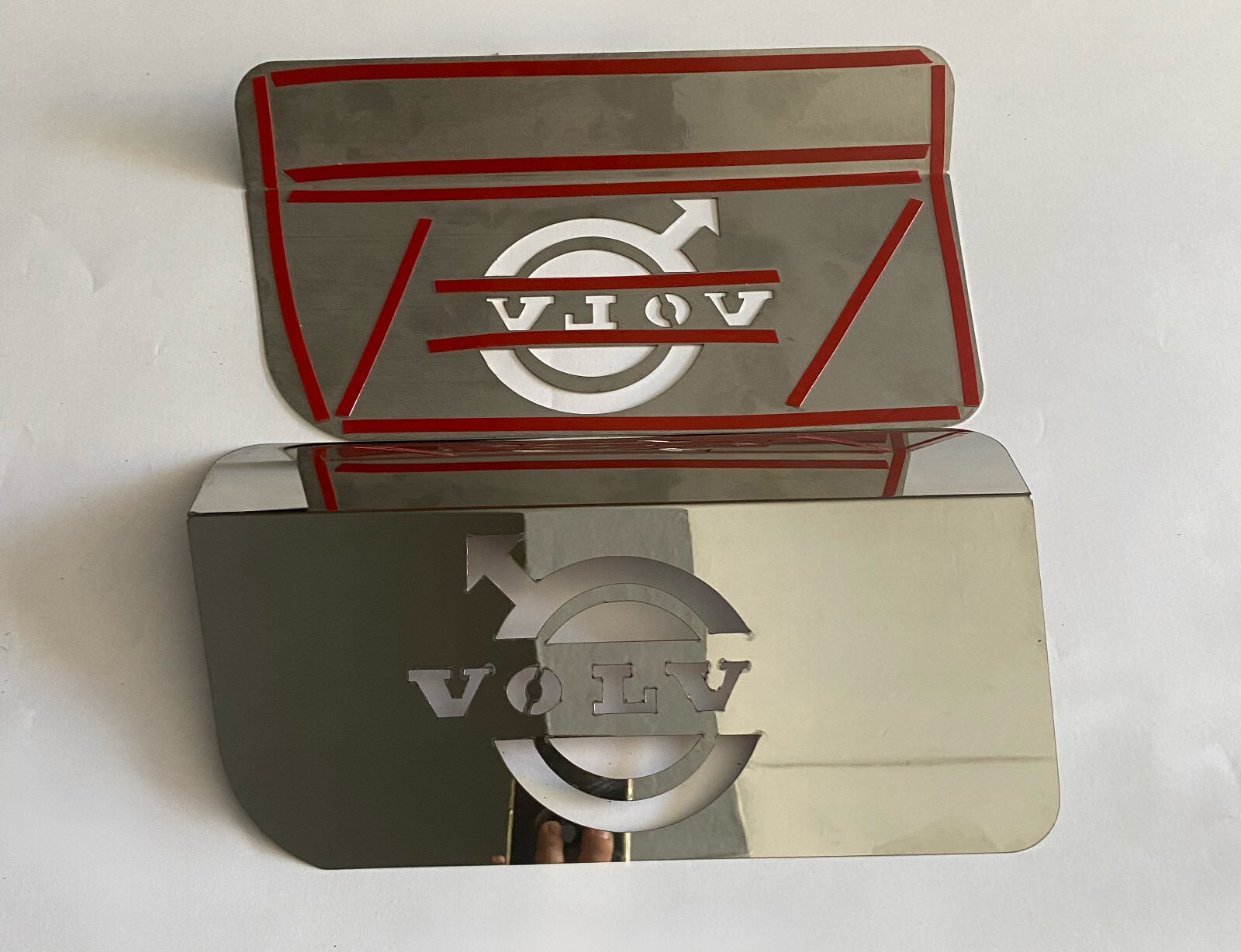 Volvo FH 2/3 2001-Up Stair Interior Chrome Trim 2 Pieces Stainless Steel