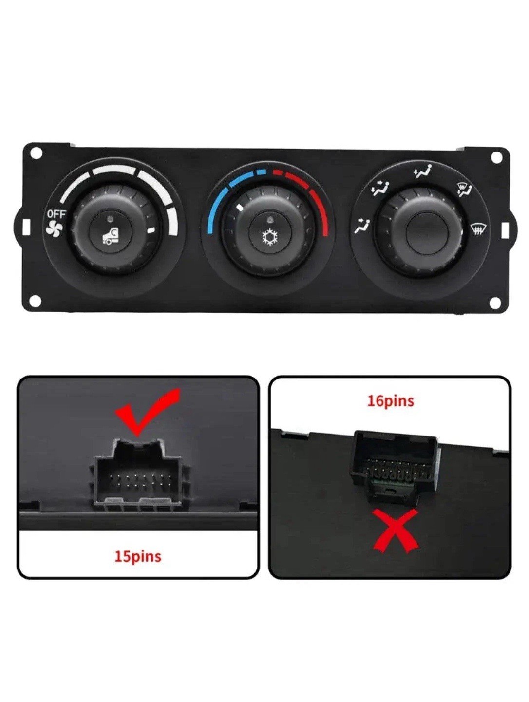✅ KW PACCAR T680 W990 F21-1013-21-000 HVAC, A/C, Heater, *Day Cab* Ac Control