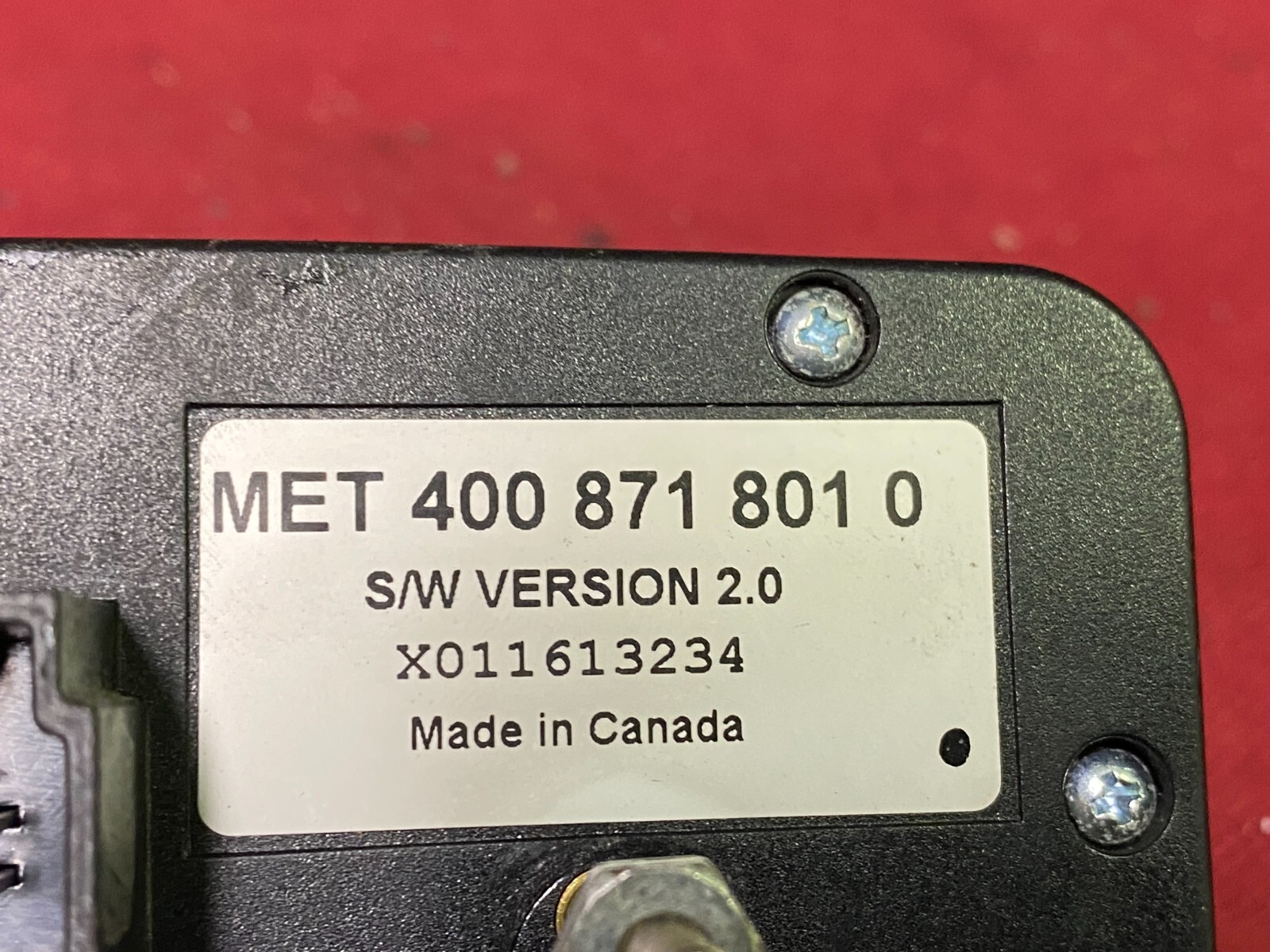 MET X011613234 Wabco 400 871 801 0 OnGuard COLLISION WARNING Display Module