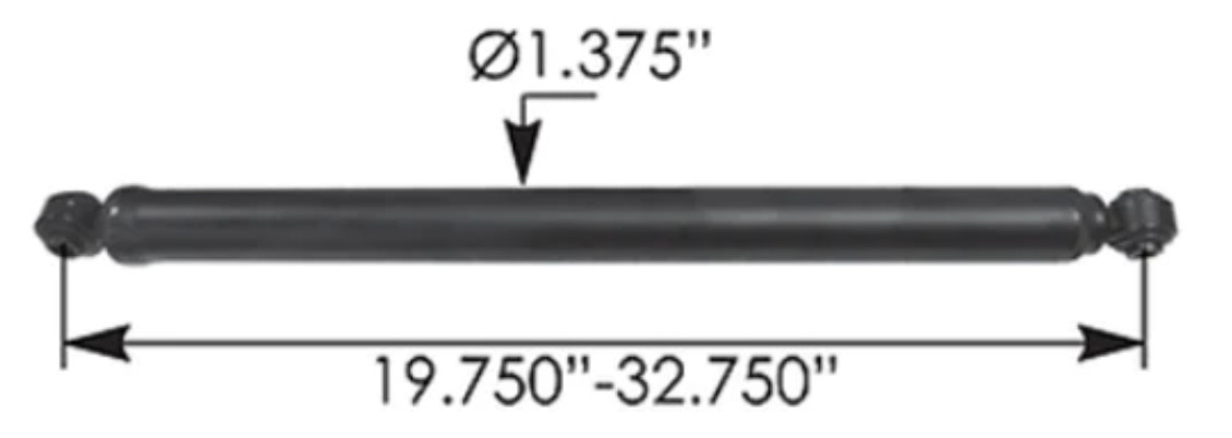 International Prostar Hood Shock Replaces 3501427C1 / 091427