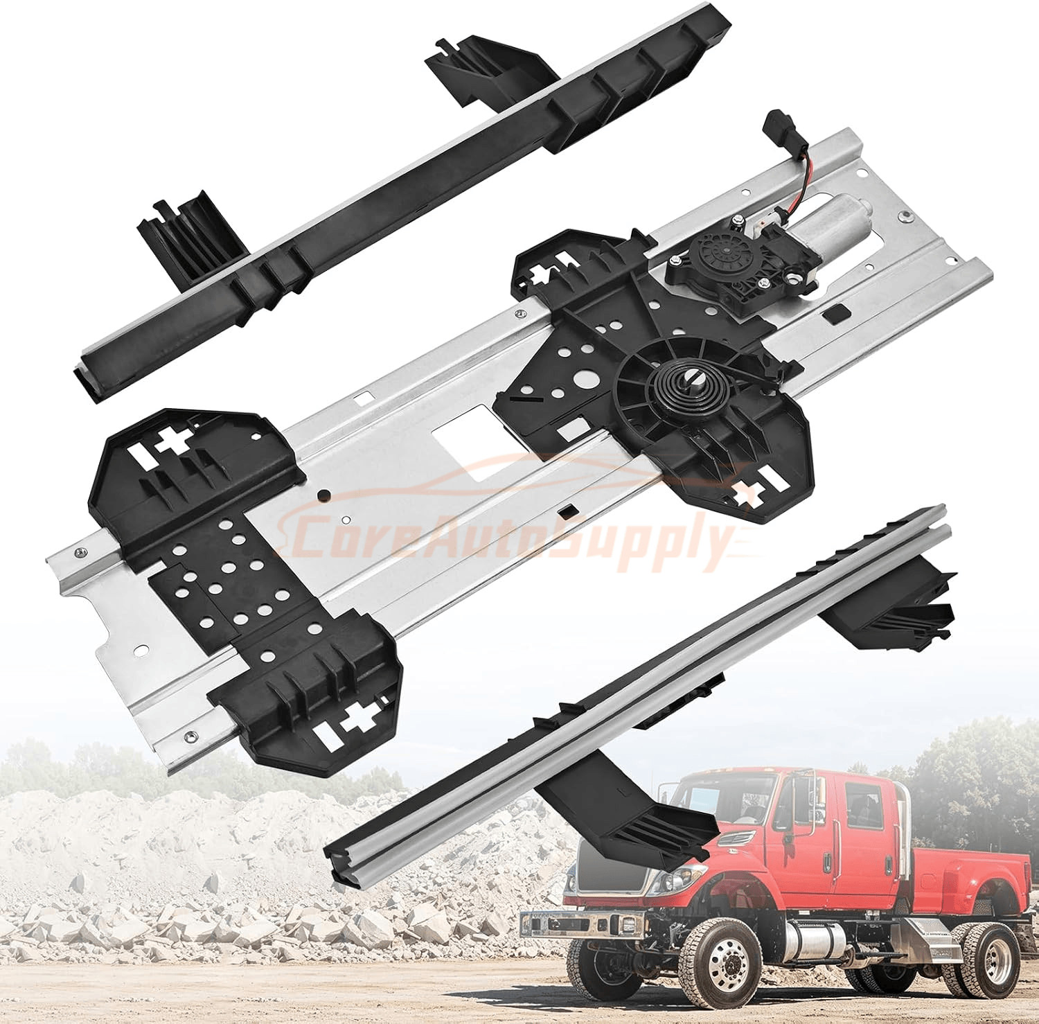 Front Left Window Regulator w/Motor 3986484C95 For International Truck 2008-2019