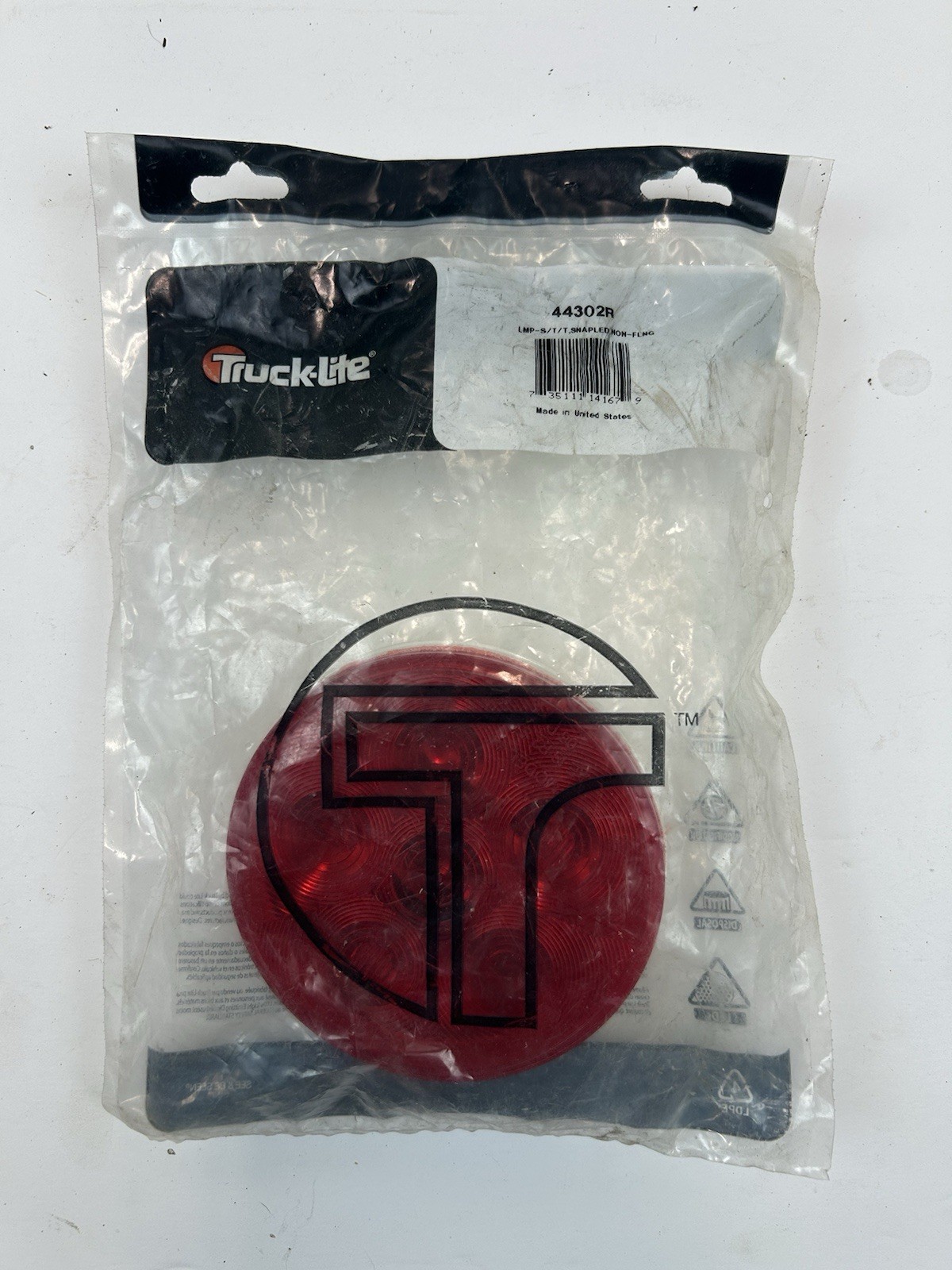 2 PACK Genuine Truck-Lite 44302R LED 4″ Round Stop Turn Light