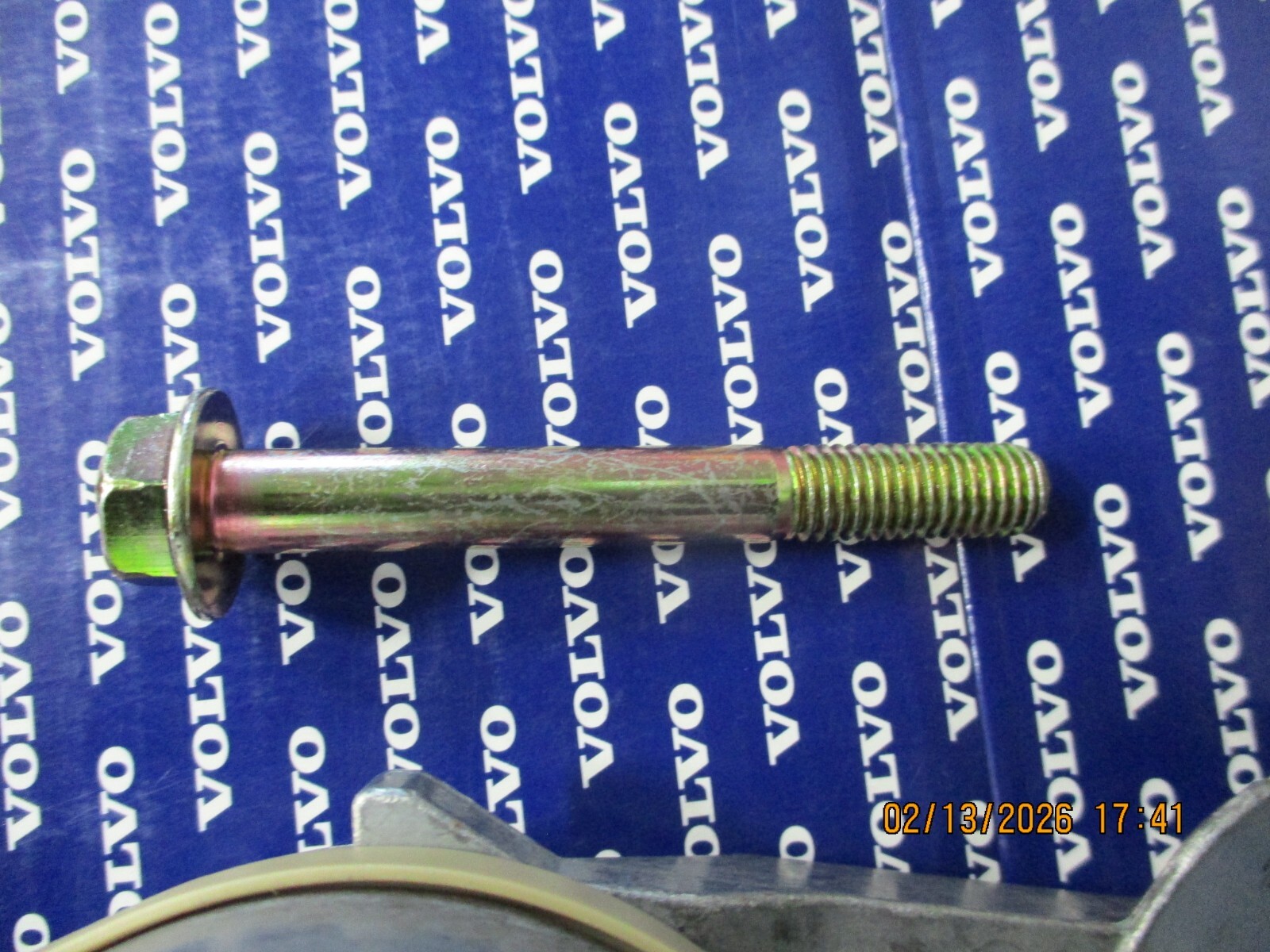 Volvo D13 2017-21 a/c belt tensioner OEM HD 21819687 Dayco brand made in Italy