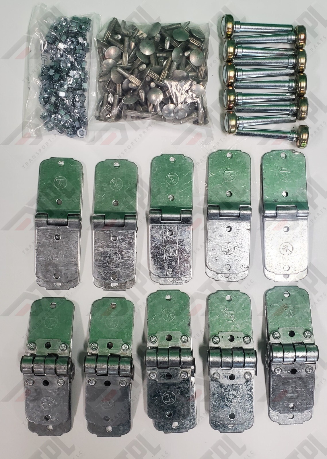 30 Pack Todco Door Repair Kit Overhead Truck – Hinges + 1″ Rollers & Hardware!