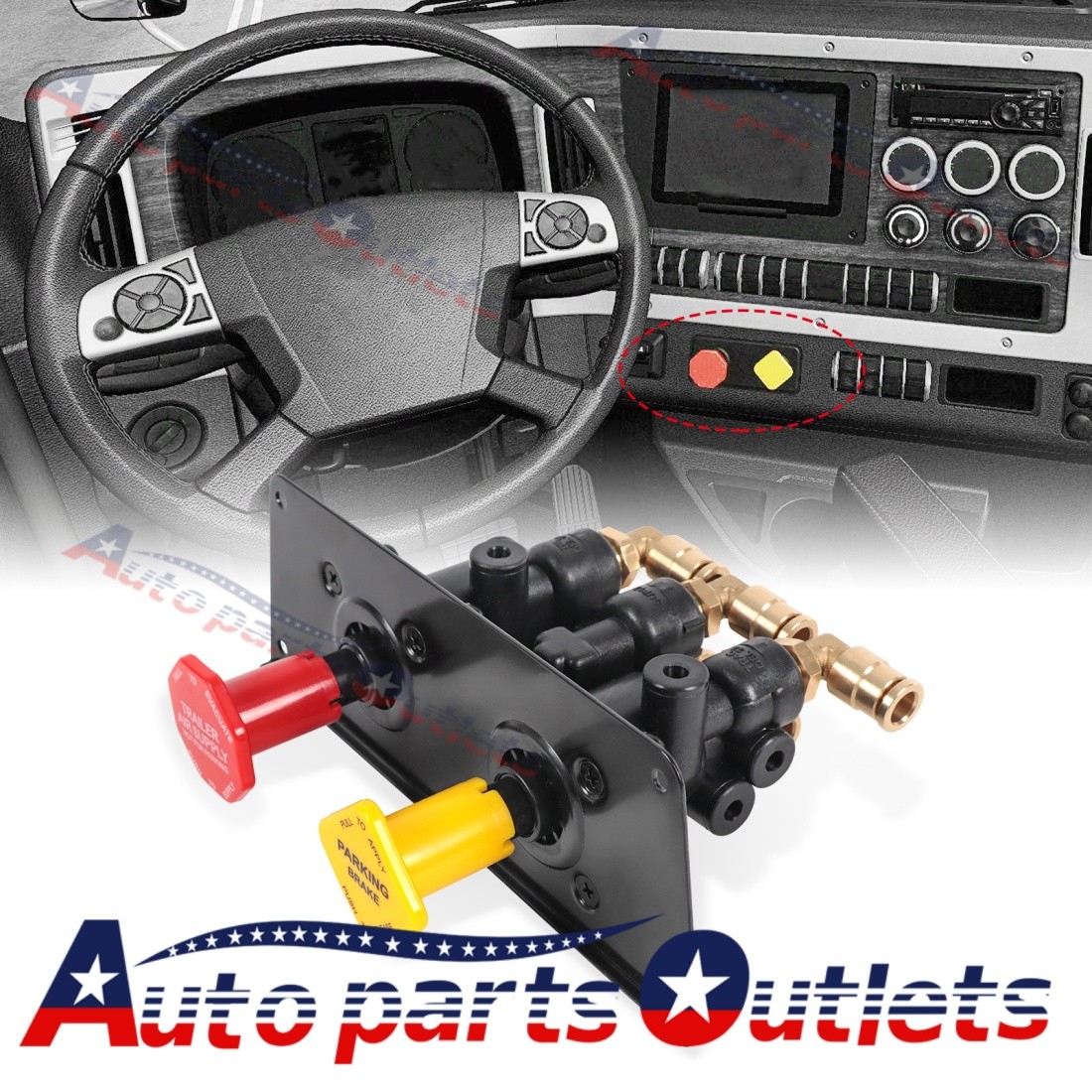 New Type Dash Control Brake Valve Fits For Freightliner MV3 5013293 801631