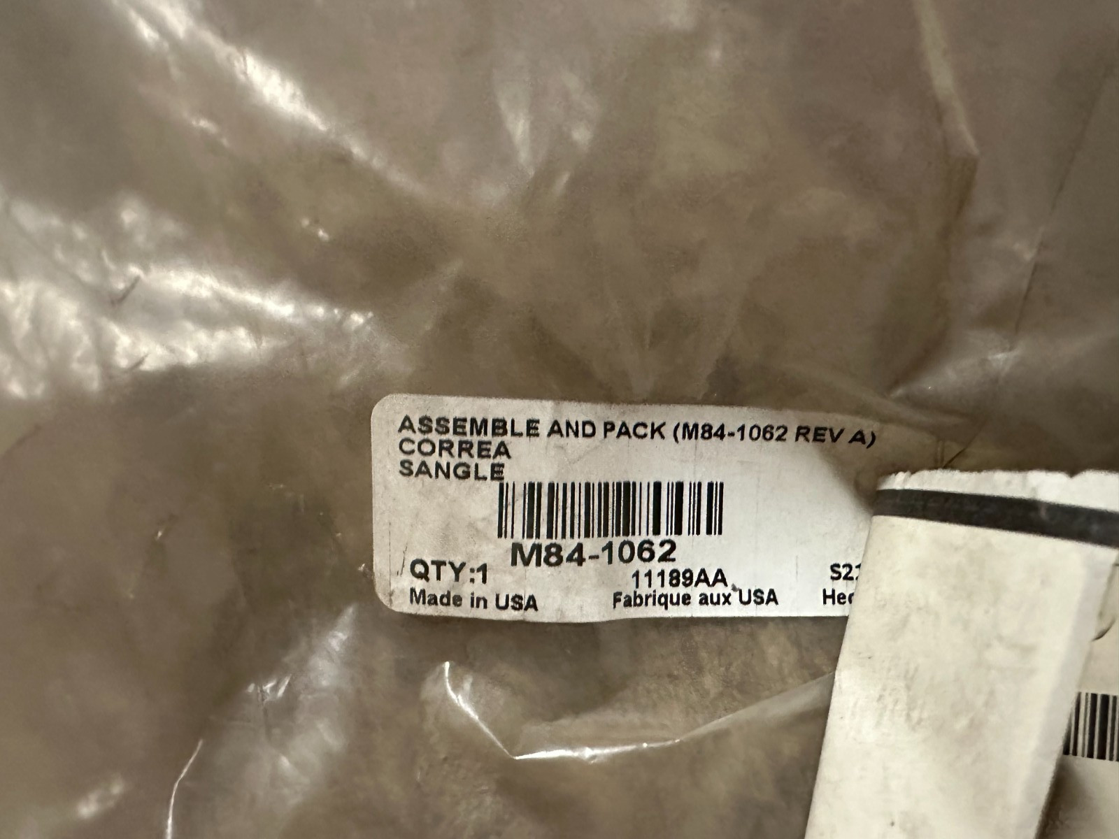 PACCAR GENUINE PARTS DPF STRAP P/N M84-1062