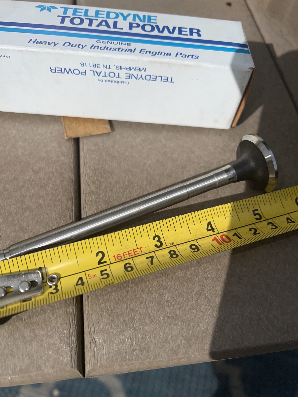 Teledyne Continental Exhaust Valve F601100303 F Series F226,F245,F135-F163 NOS