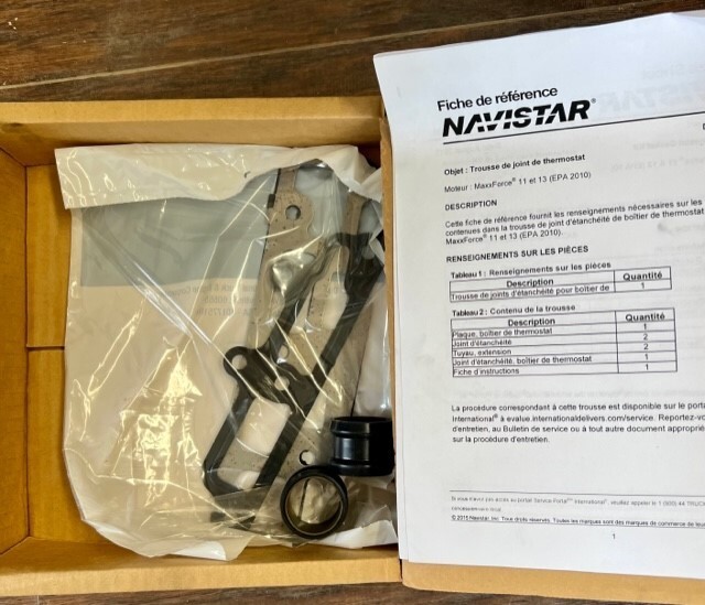 New Interational Kit, Front Cover Belt driven 3007646C97