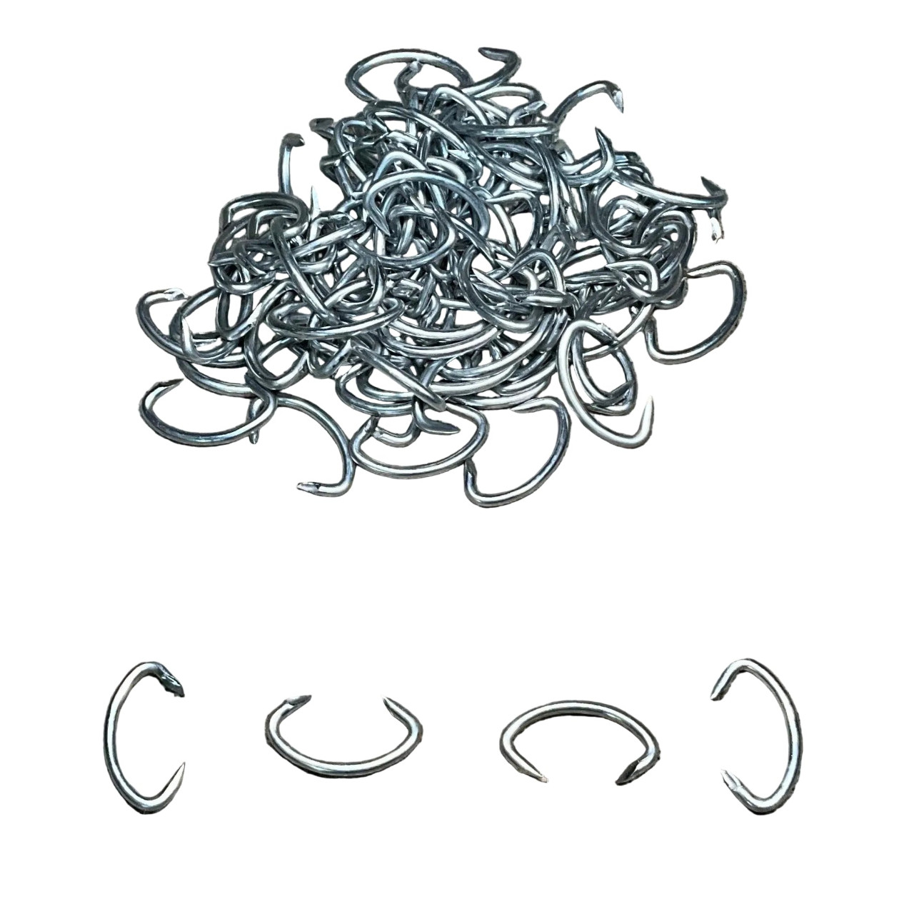 100 Auveco 7644-100 Cushion Spring Clip Hog Ring for Auto & Furniture Upholstery