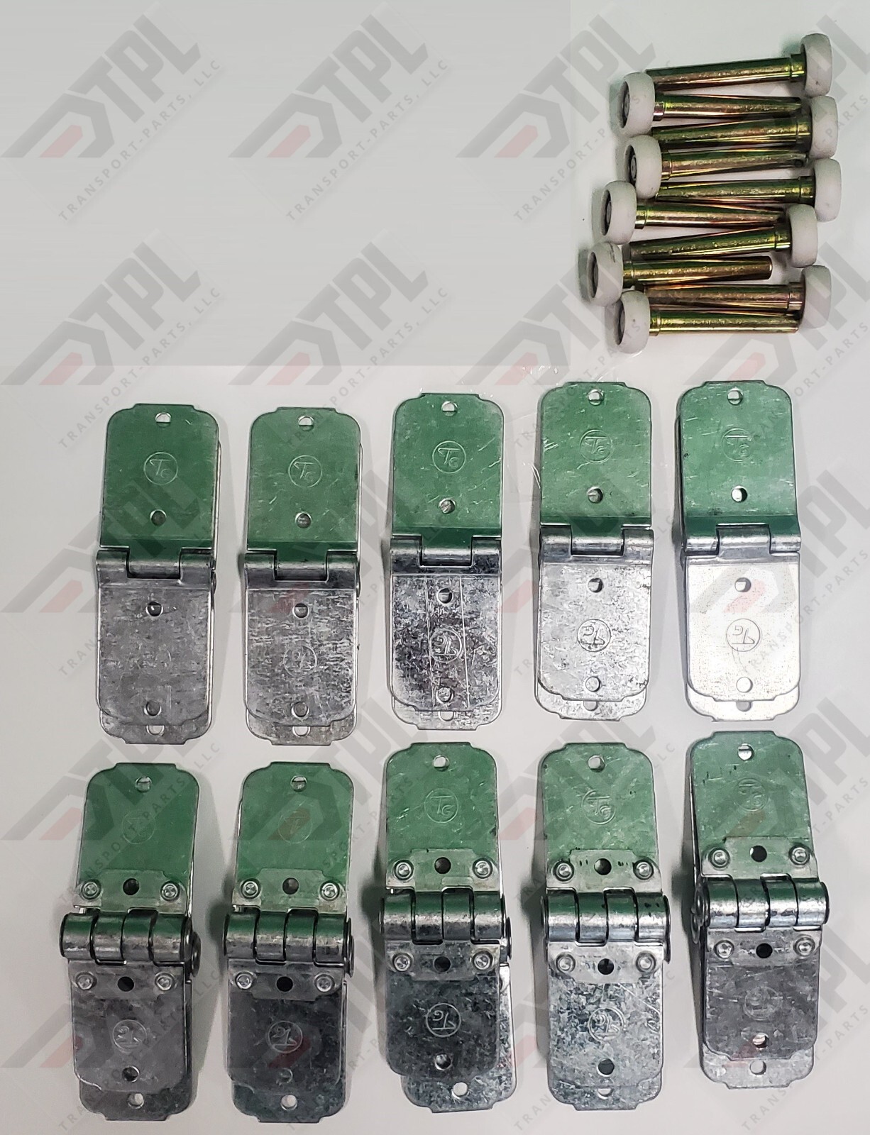 30 Pack Todco Door Repair Kit Center & End Hinges 1″ NYLON Rollers Overhead