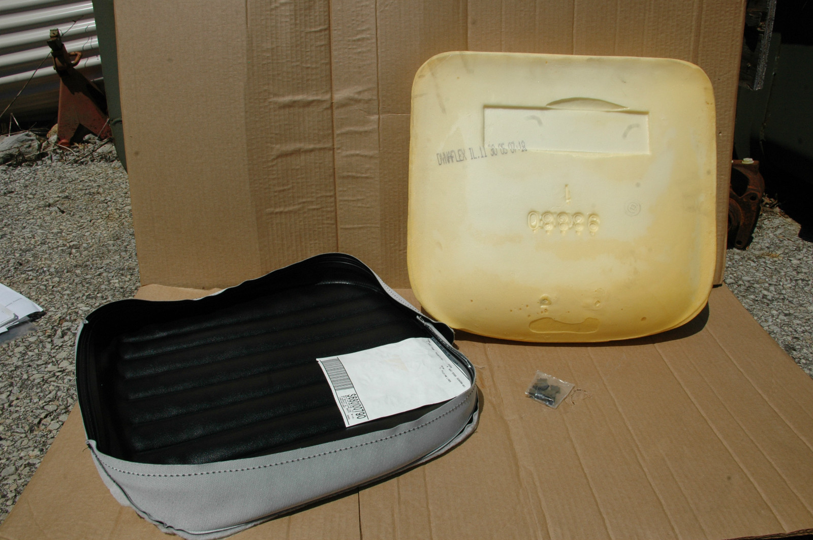 Seat Cushion and Cover, Oshkosh Mdl. P-2523-4/2540-01-328-6656