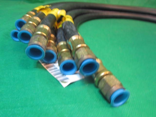Parker 271-6 Air Brake Hose 3/8″ 9,5mm 1,6MP 225 PSI 2’10”, Lot of 10 Pcs.