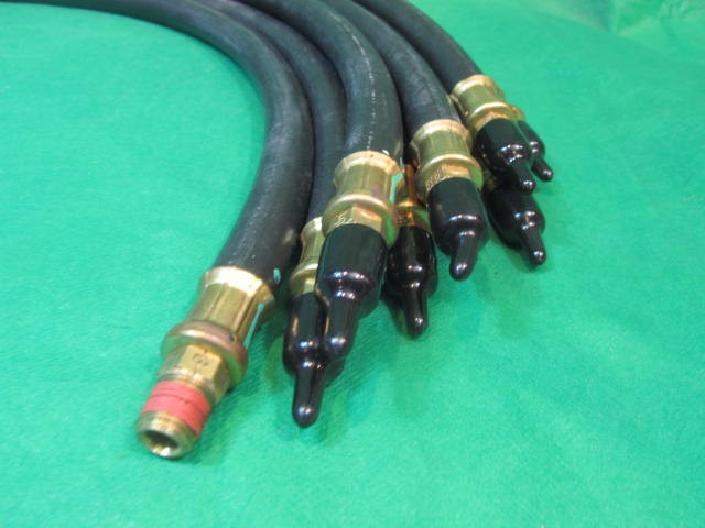 Parker 271-6 Air Brake Hose 3/8″ 9,5mm 1,6MP 225 PSI 2’10”, Lot of 10 Pcs.