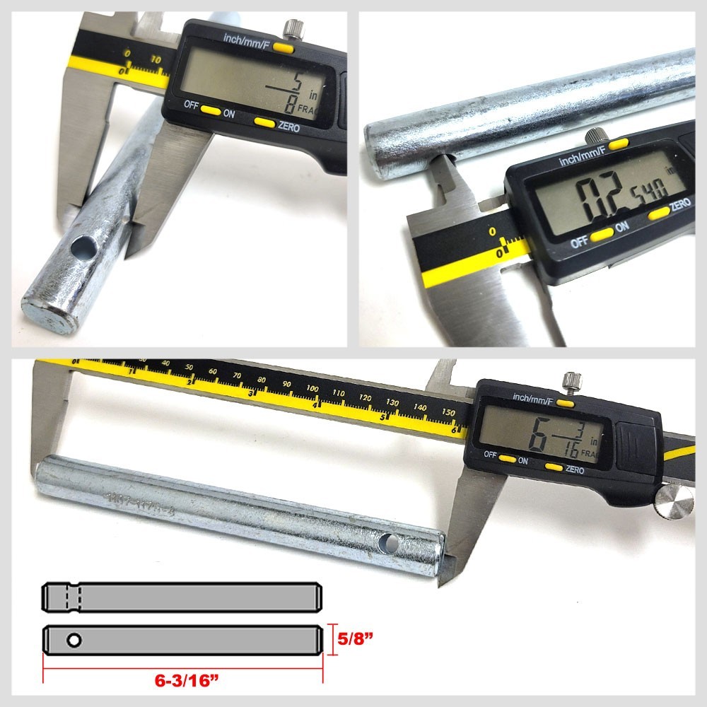 2X Pro Par TWL-HA006 Handle Pinlock [1175 1213 1318] 6-3/16″ Trailer Door Repair