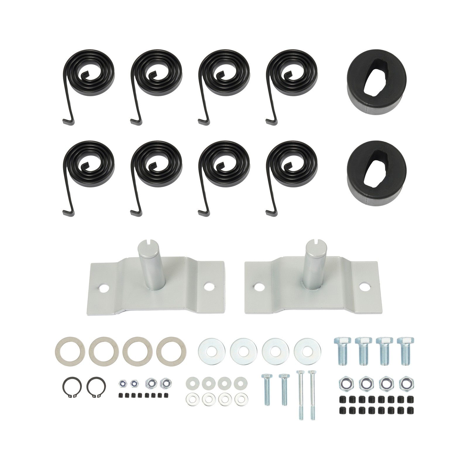 4-Spring Aluminum Dump Truck Flip Tarp Arm Kit Prevent Tarp Flapping in Transit