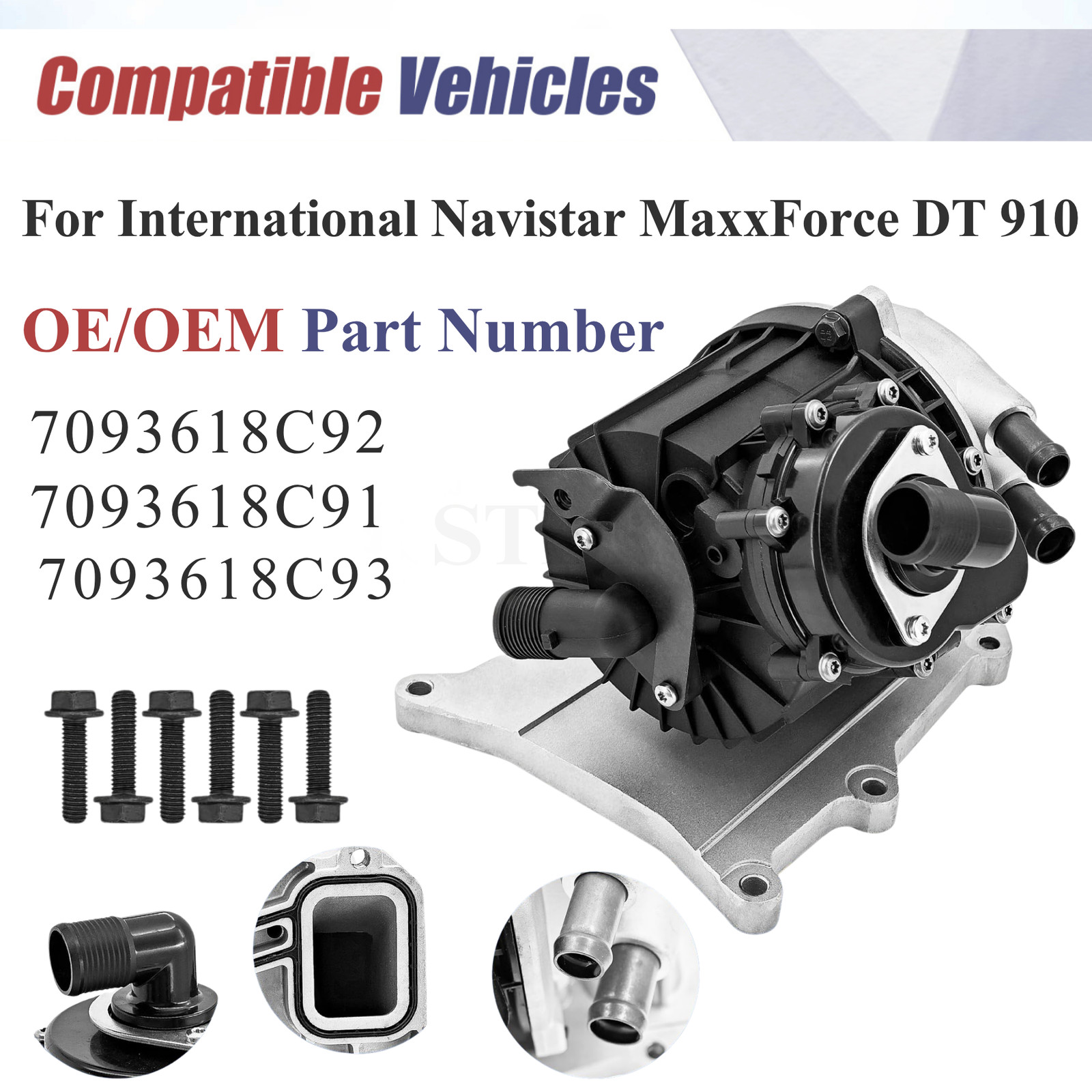 7093618C92 Crankcase Breather Kit For International Navistar MaxxForce DT 9 10