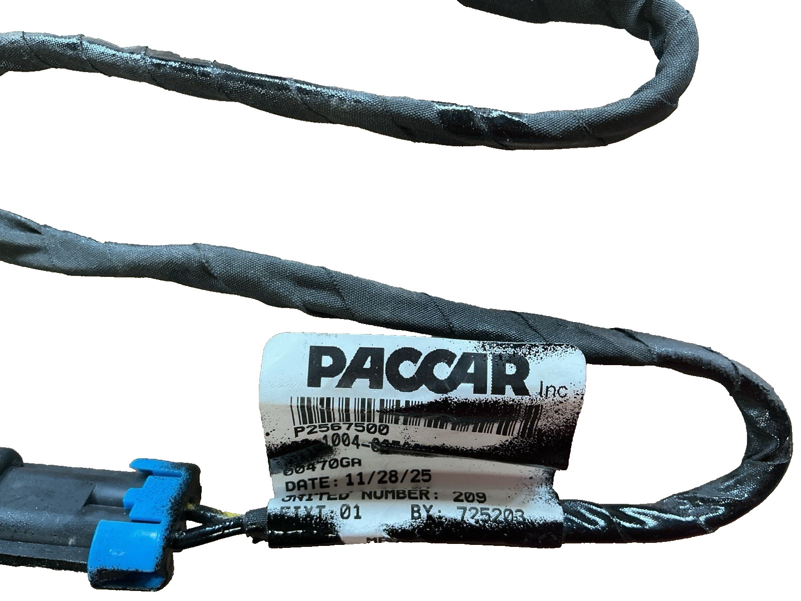 Peterbilt KW Paccar A92-1004-00500 P2567500 Wiring Harness – Wire Jumper
