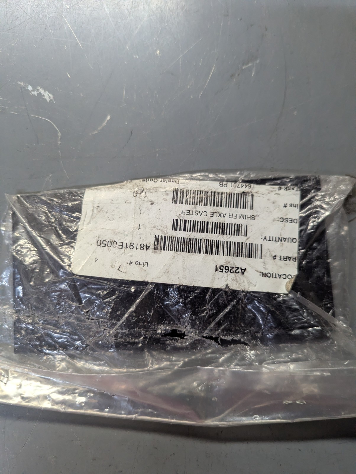 OEM HINO FRONT AXLE CASTER WEDGE/SPACER P/N 48191-E0050
