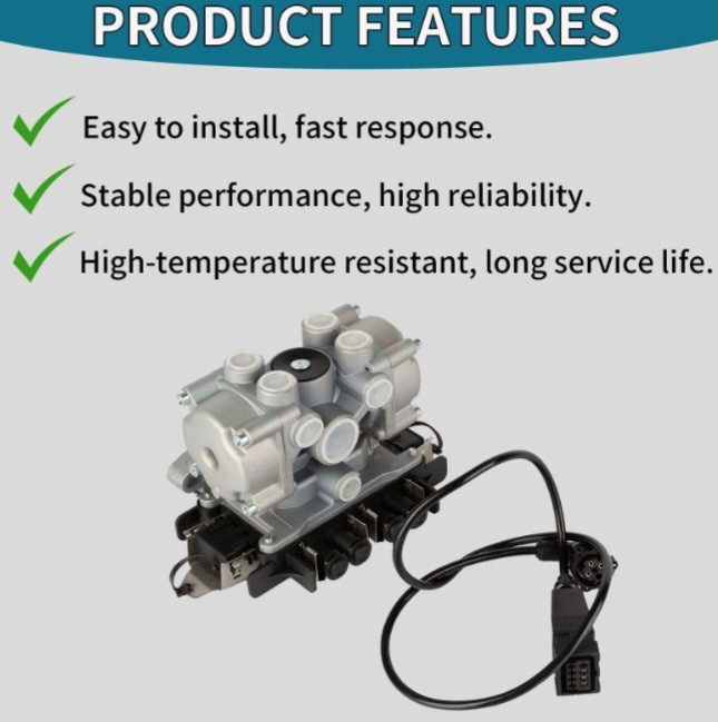 ABS ECU/Valve Assy TCS 2 Trailer 4S/2M Metric Thread For Meritor S4005001037