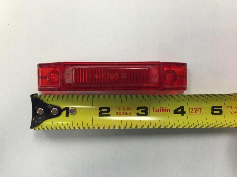 Morgan LED Red Marker Clearance Light OEM New Style Corner Cap Supreme Olson