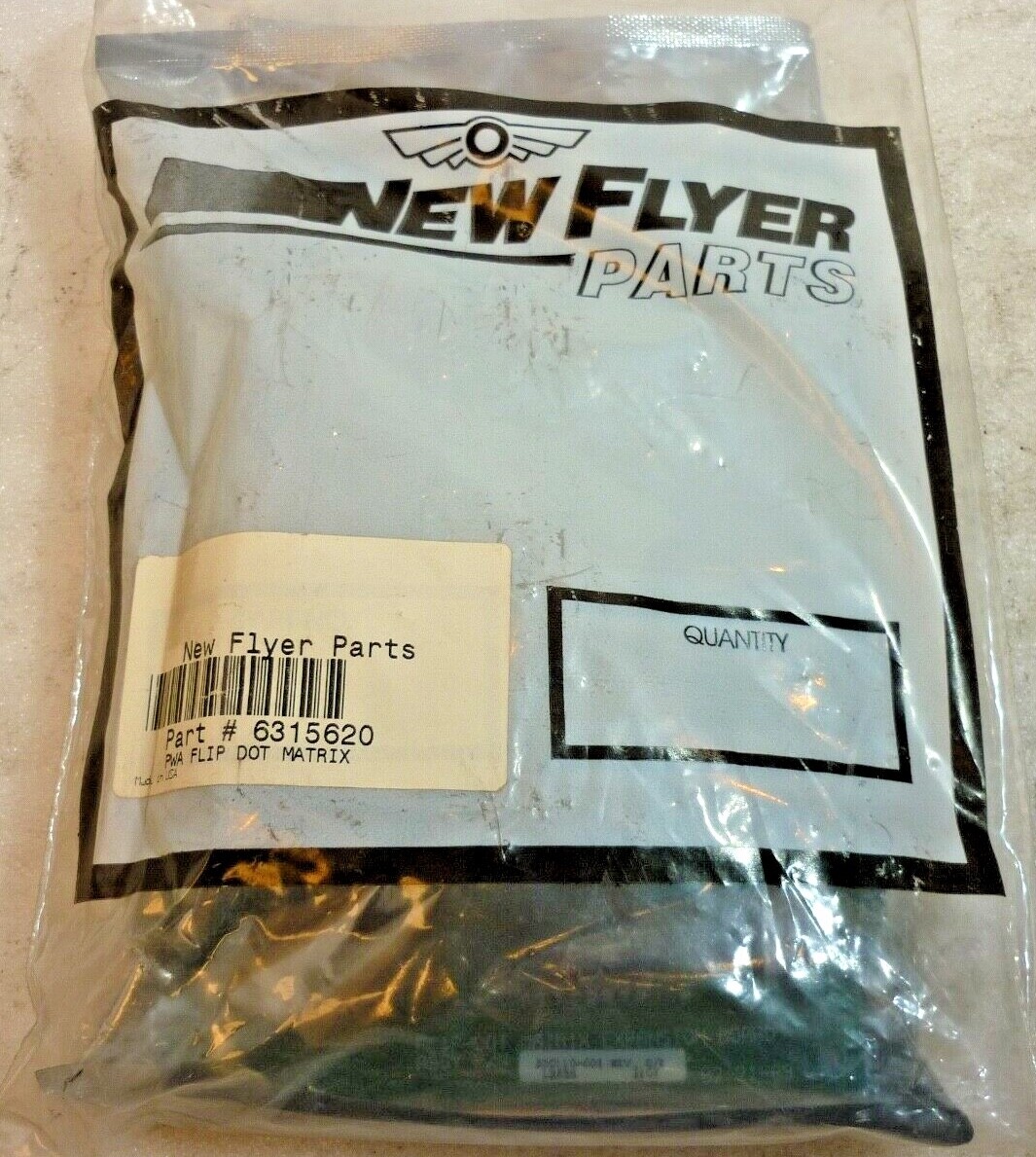 New Flyer PWA Flip Dot Matrix, P/N: 6315620