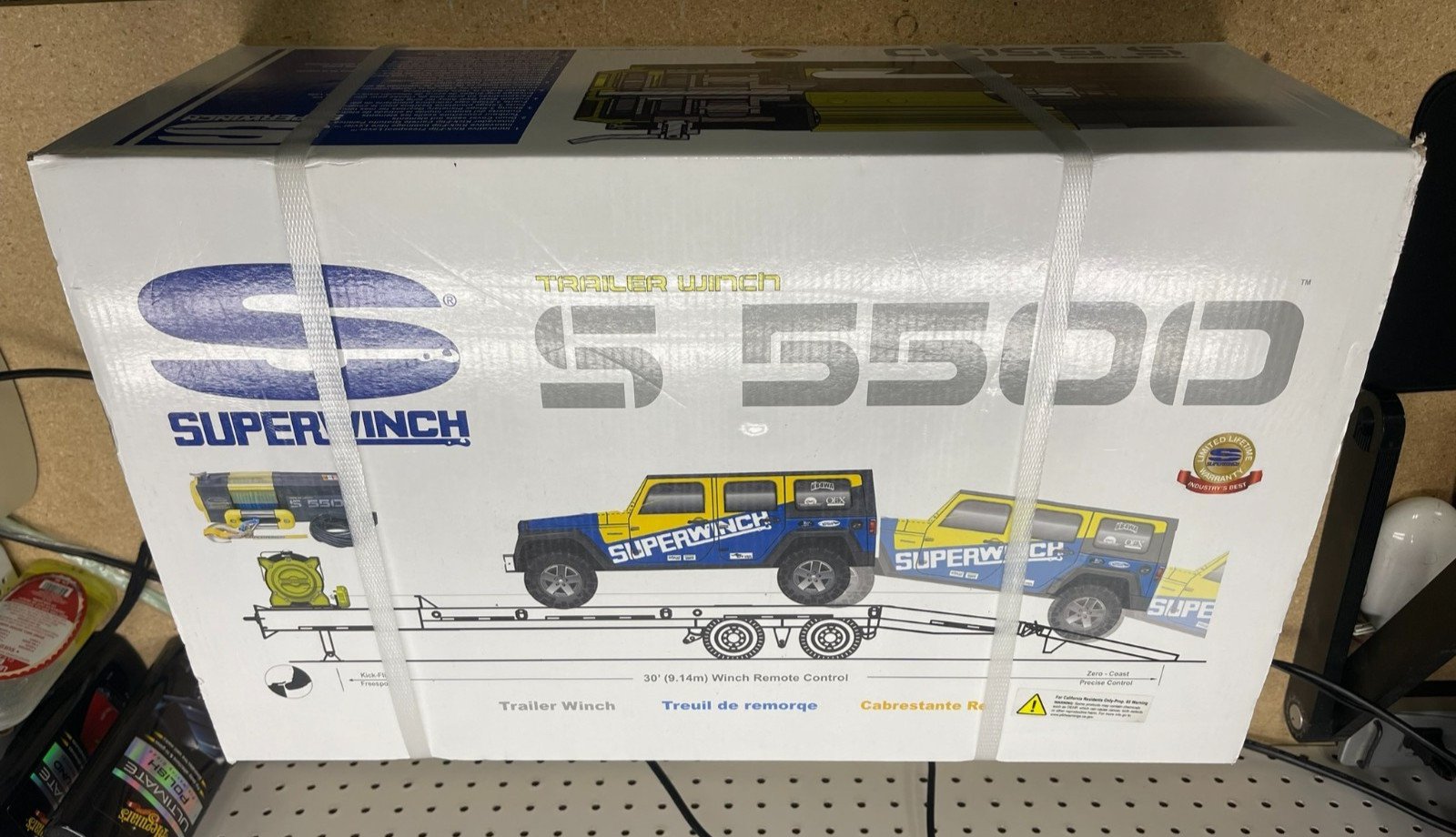 Superwinch S5500SR Winch 5500lbs 12V Synthetic Rope | 1455201