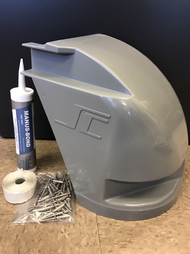 Supreme Corner Cap – Curbside – 116385 includes rivets + caulk + seal -Old Style