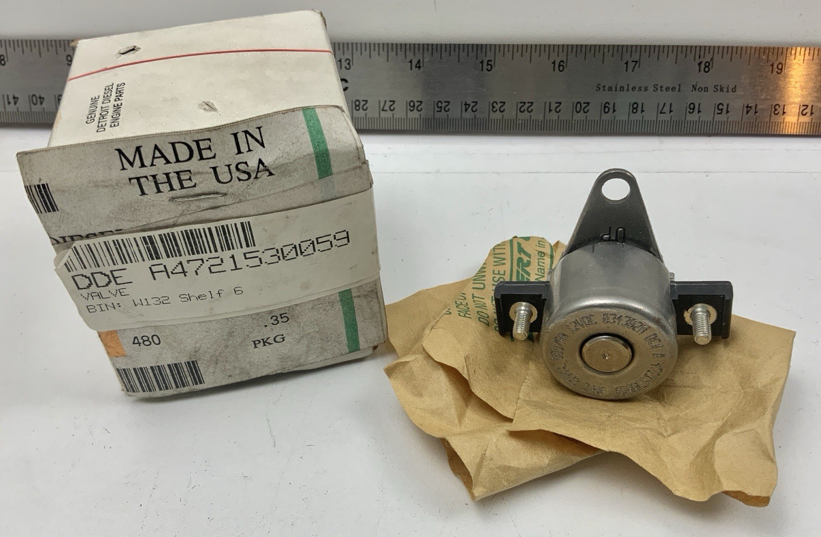 NEW! Detroit Diesel P/N: A 4721530059 Exhaust Brake Solenoid Valve