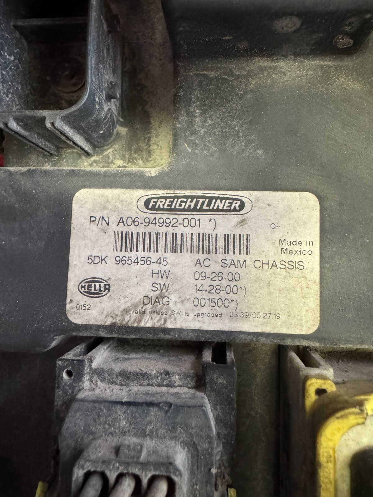 FREIGHTLINER FUSE BOX A06-94992-001 SAM CHASSIS , FUSEBOX 2012 FRT