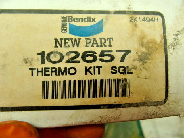 BENDIX THERMOSTAT MAINTENANCE KIT FOR AIR DRYERS 102657 & 103982