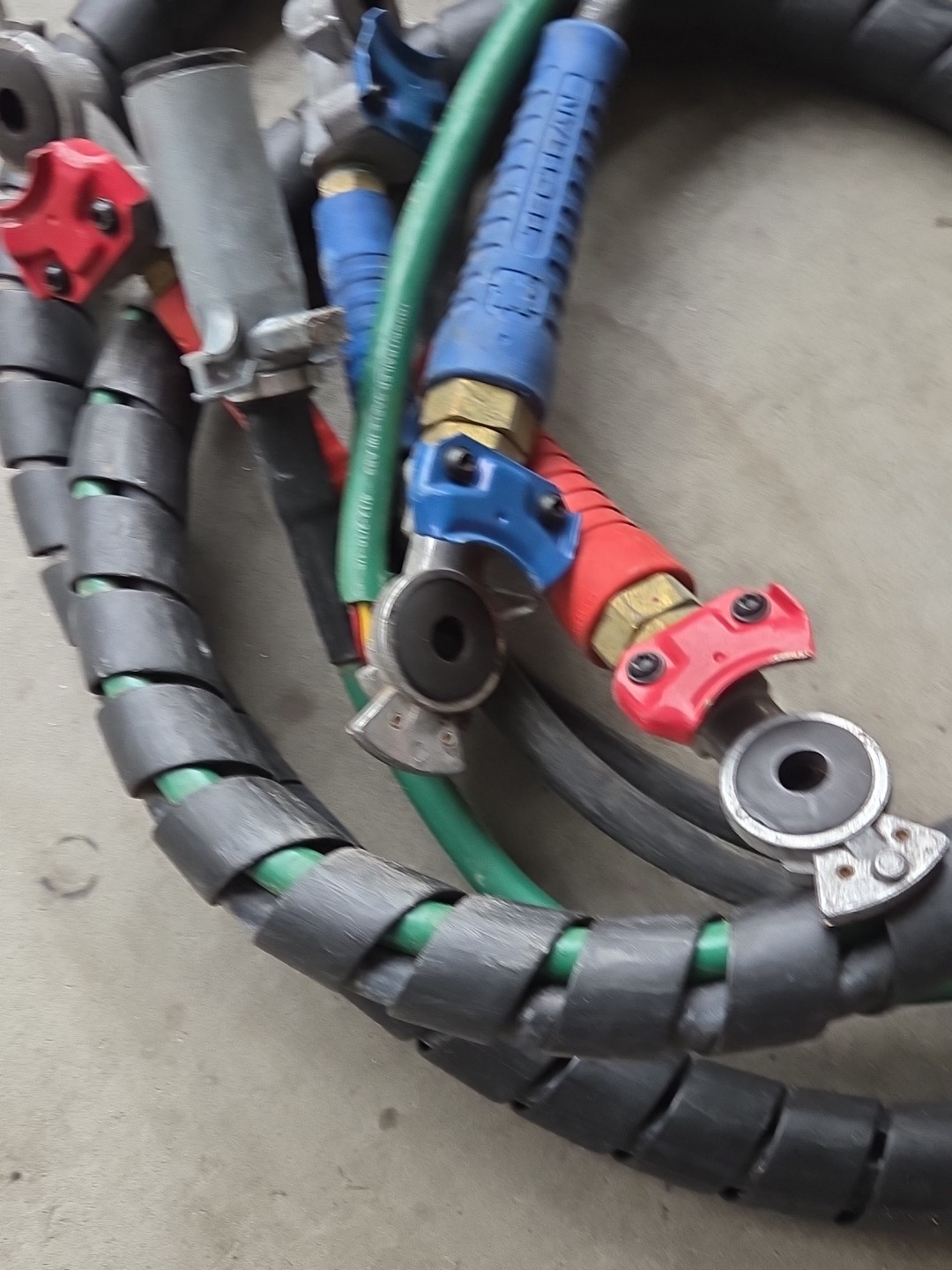 Tectran 22302 ABS Air Powerline 15ft 3n1 Red/blue Hose 13A1501