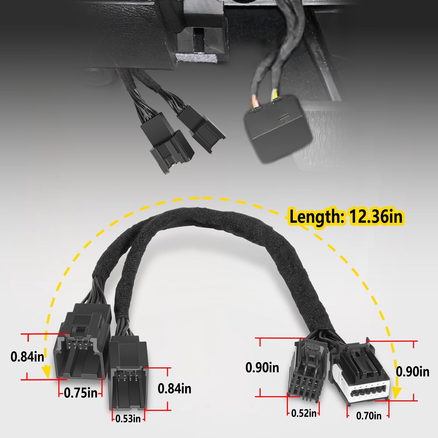 SGW Extension Cable for Tazer JL DT For Jeep Wrangler Gladiator for Ram 1500 TRX